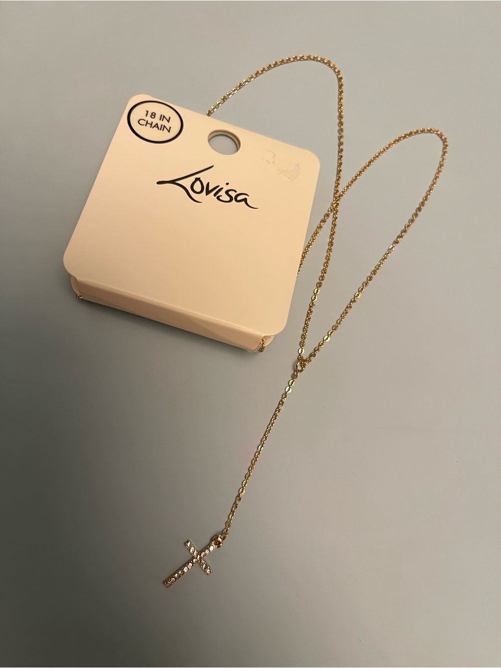 LOVISA cross necklace